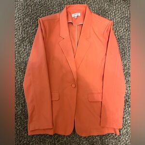 NWOT Grace & Lace Vibrant Melon Blazer